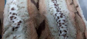 Faux Fur "Deer" fabric